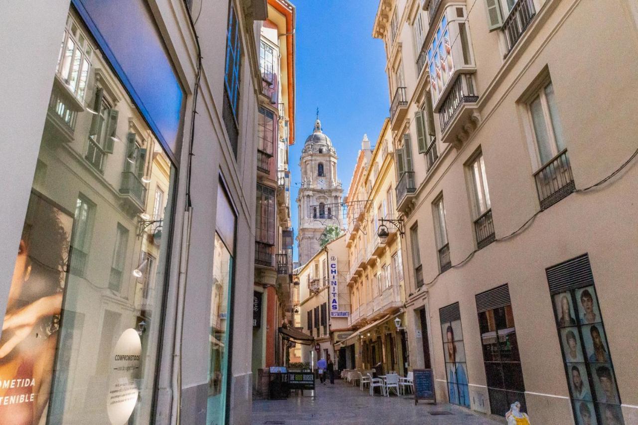 Central Malaga Apartment At Mitjana Plaza Exteriör bild